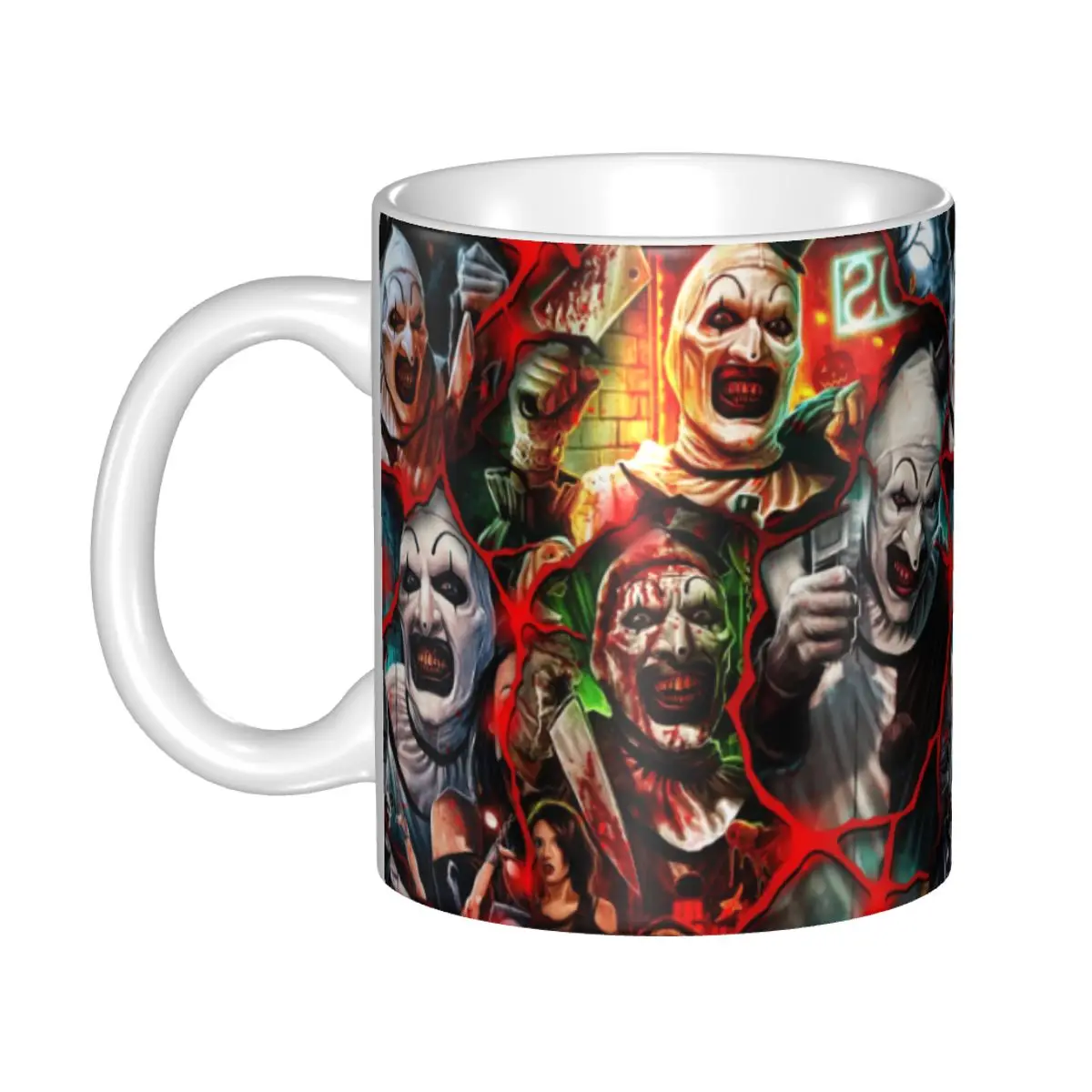 Personalized DIY T-Terrifiers Horror Movie Ceramic Mug Coffee Cup Creative Gift