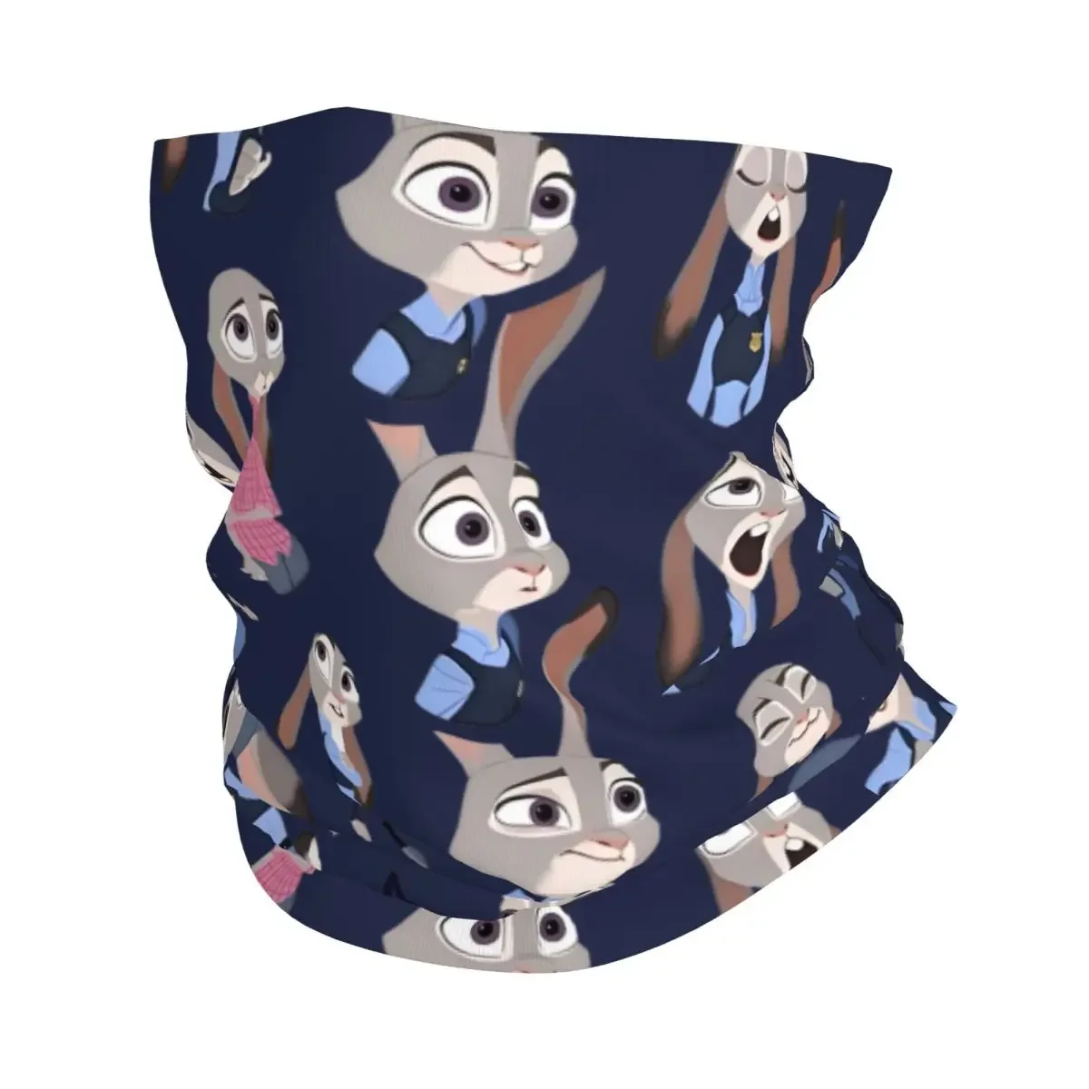 Rabbit Judy Hopps Bandana Neck Gaiter Printed Motor Motocross Zootropolis Film Face Scarf Multifunctional Headwear