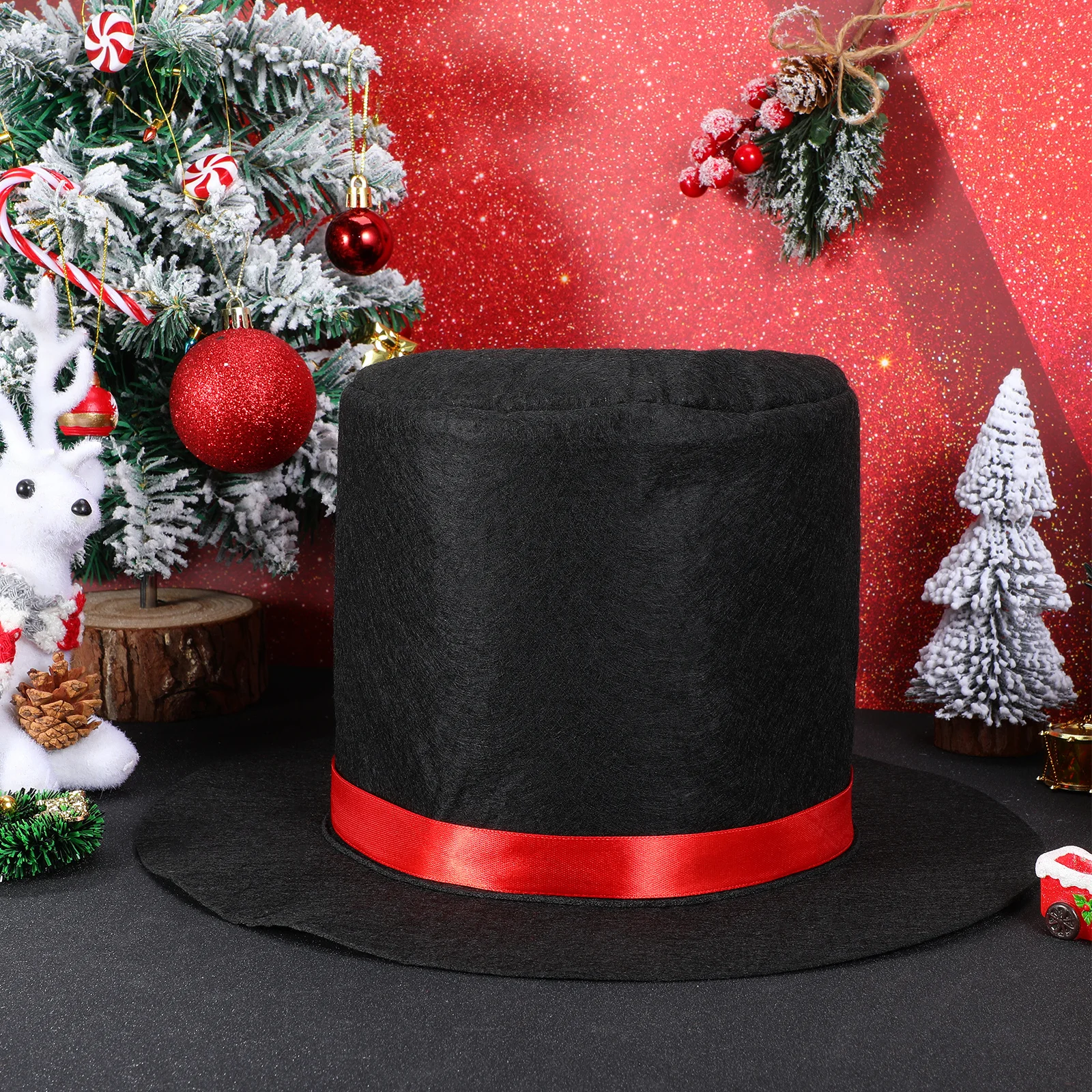 

Creative DIY Snowman Hat Decor for Christmas Winter Festival Party Game Outdoor Activity Reusable Craft Accessory