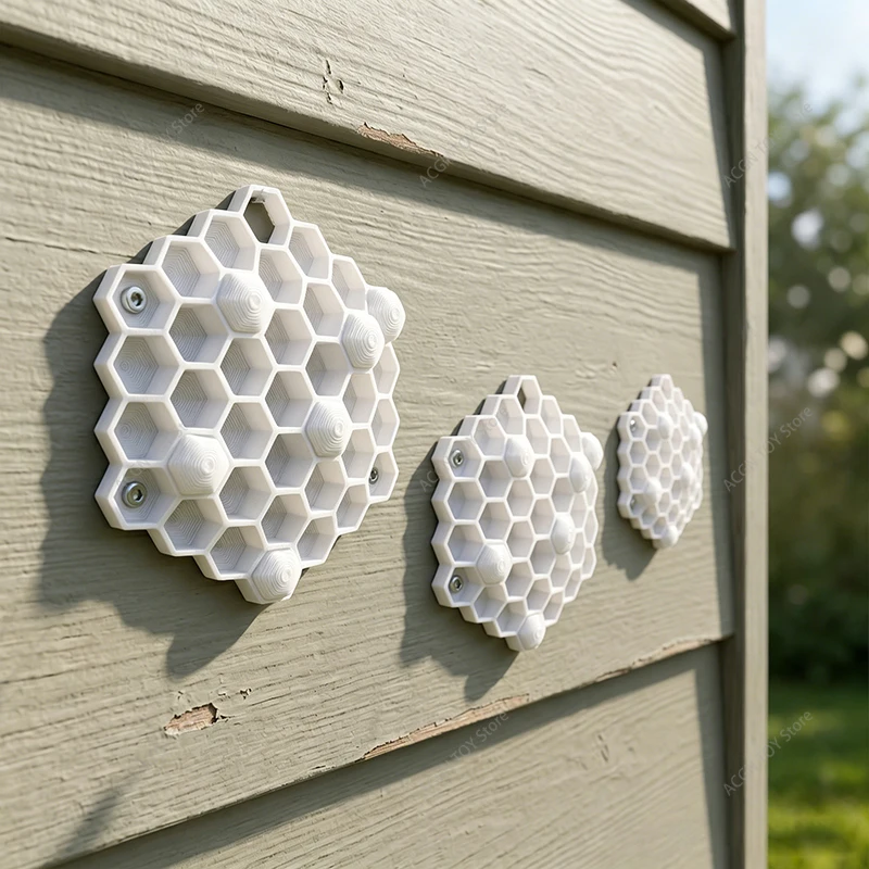 3D Printed Outdoor Red Wasp Deterrent (1Pc) Realistic Hanging Wasp Repellent, Effective Outdoor Garden Pest Control
