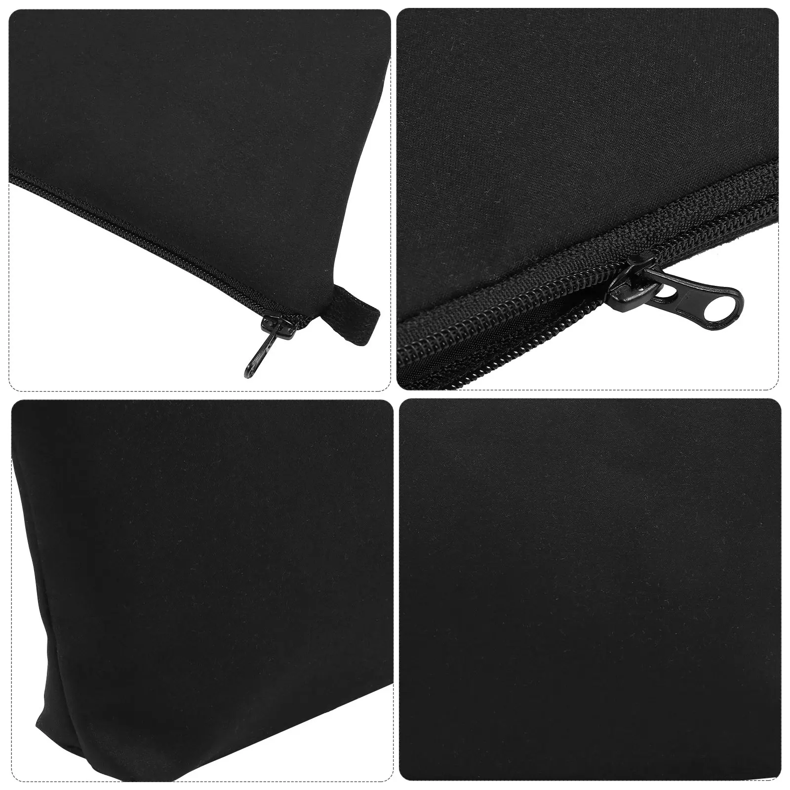 

Bag Travel Toiletry Black Purse Container Organizer Women Bags Pouch Handbag Polyester Durable Seams Large Capacity Gym