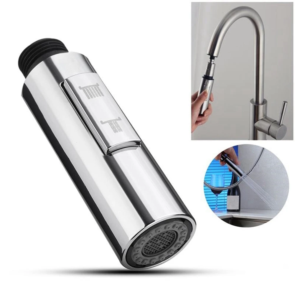 For Kitchen Faucets Faucet With Pull-out Shower Kitchen Sink Faucet Home Improvement Dual Water Discharge G1/2 Interface