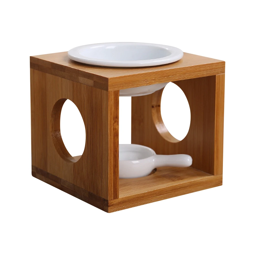 

Aromatherapy Incense Burner Holder White Porcelain Simple Operation Unique Design Exquisite Furnace Compact Size Bedroom