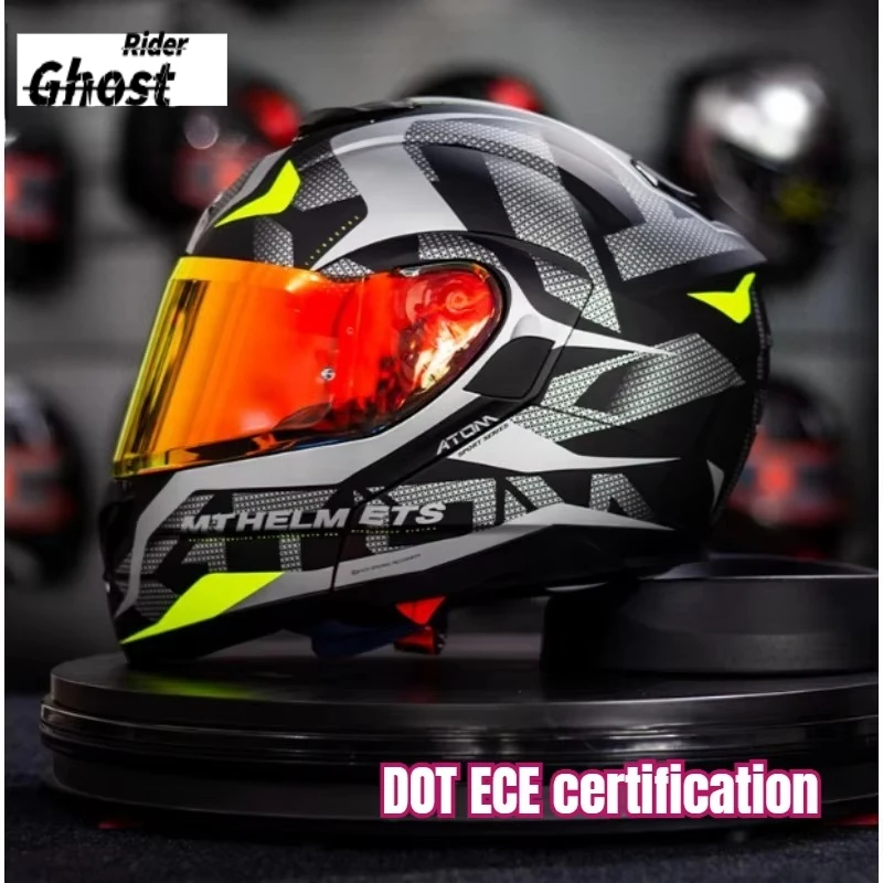 MT Motorcycle Full Face Helmet Double Sun Visor Winter Four Seasons Men Women High Quality Safety Helmets Capacete De Moto