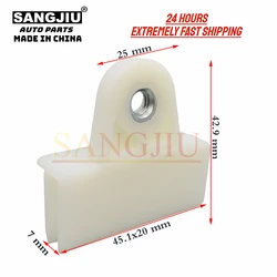 2Pcs Clips Door Glass Bracket Lifter Support Buckle Fixing Compatible With For FAW Senya M80 S80