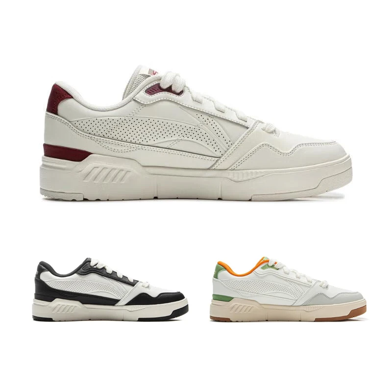 Li-Ning Men COMMON 80s Lifestyle Shoes DUAL CUSHION Wearable Stylish Shoes Comfortable LiNing Classic Casual Shoes AGCV023 image 2