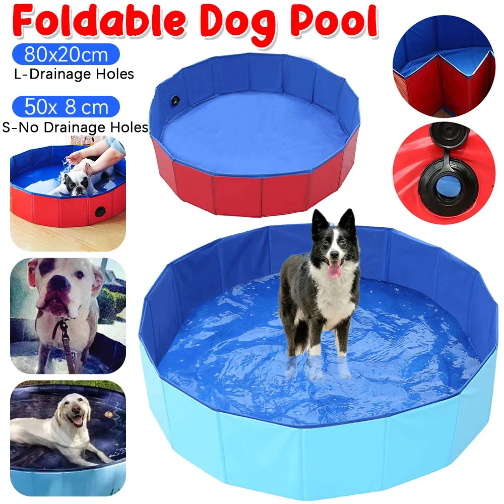 

Dog Outdoor Wash Foldable Swimming Pool Pet Portable Foldable Bathing Tubs For Cat Dogs Pets Products