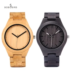 BOBO BIRD-Reloj de madera Simple para hombre, cronógrafo de cuarzo japonés MIYOTA, grabado personalizado, regalo para vacaciones, aniversario, navidad