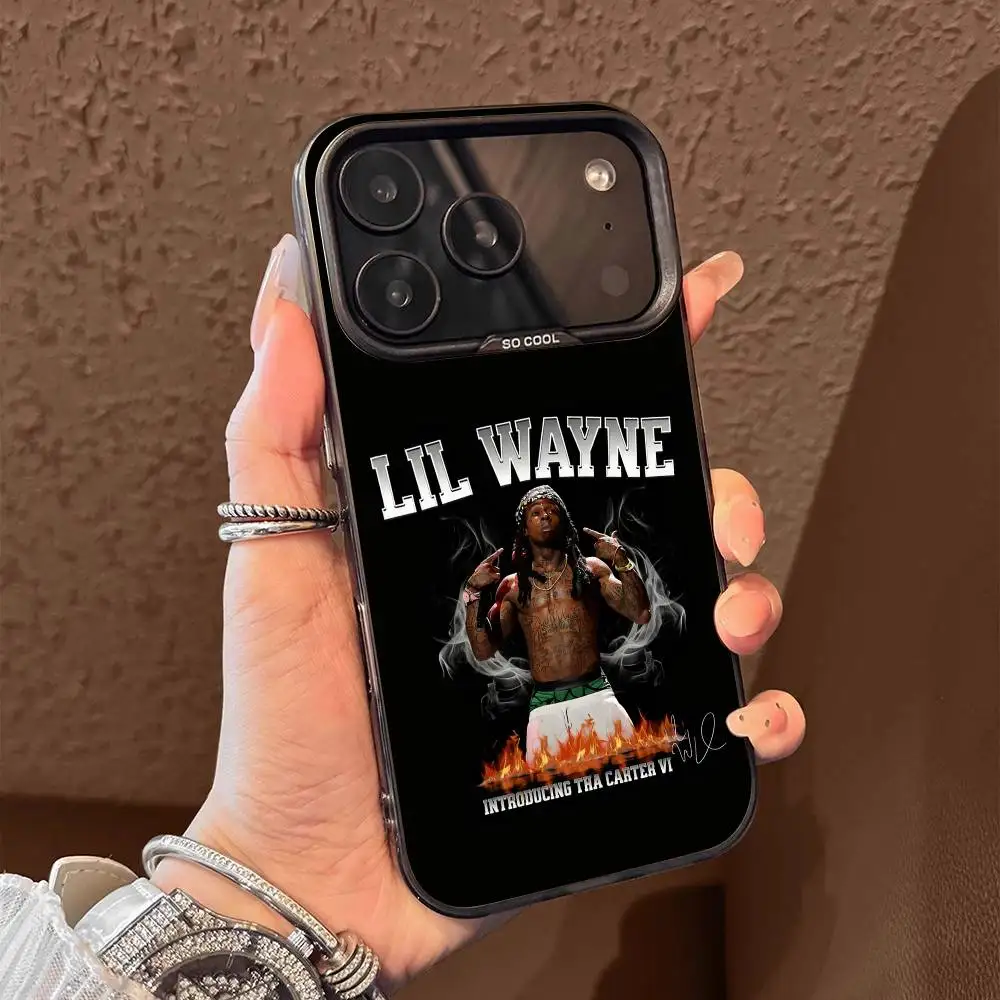 Tha Carter VI L-Lil Wayne coque de téléphone pour iPhone 17,16,15,14,13,12,11,Pro,Max,Plus,E,Air,Mini couverture en Tpu noir