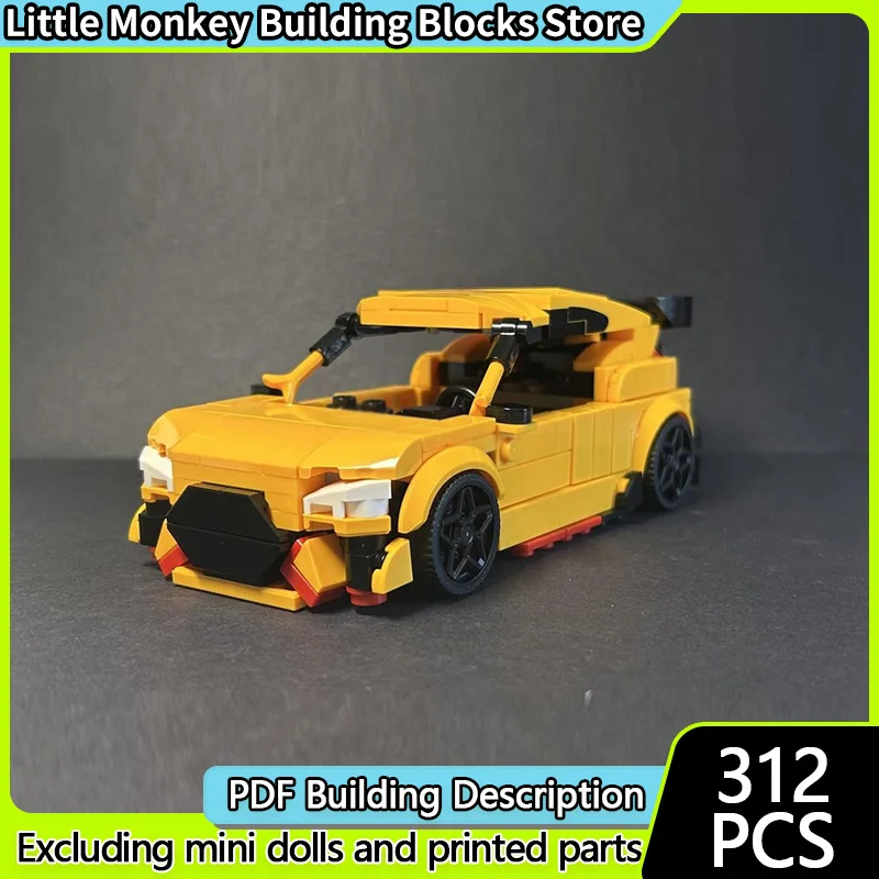 

Speed Racing Car Model MOC Building Bricks Veloster N Hatchback Modular Technology Children Holiday Gifts Assemble Toys Suit