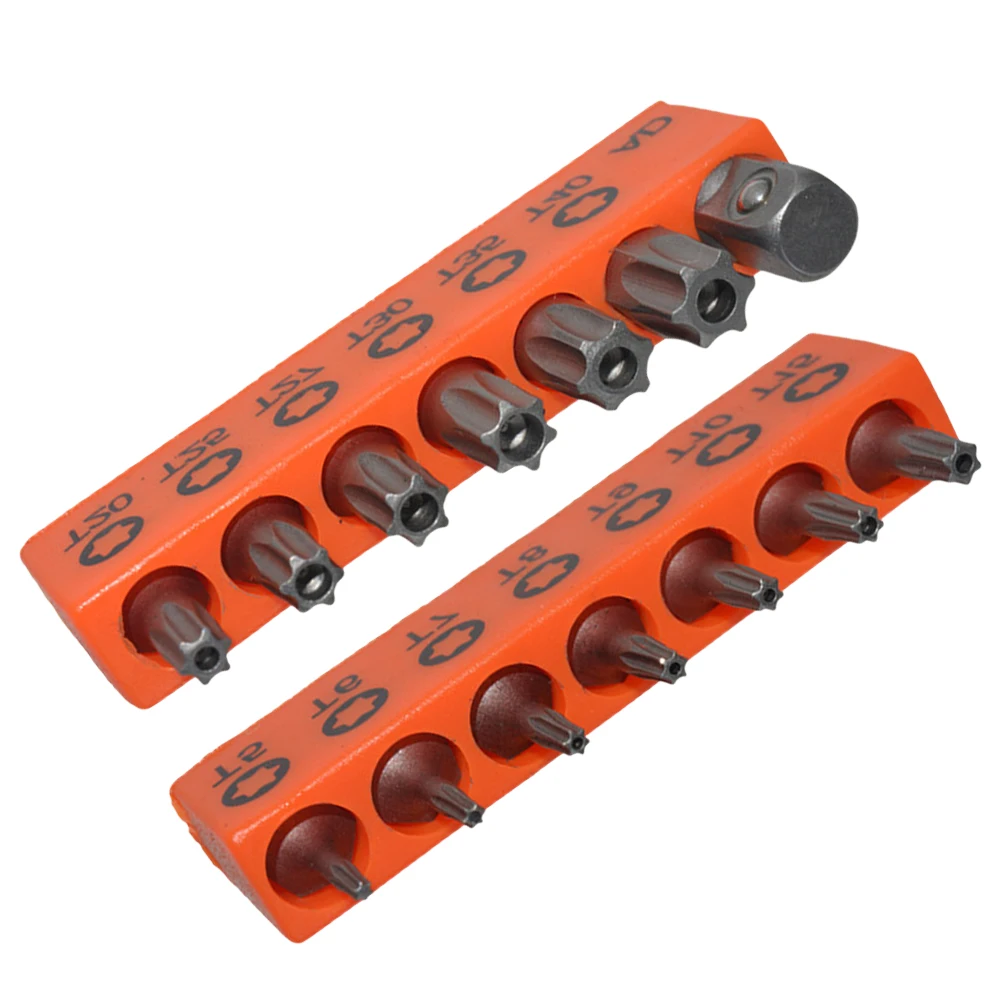 

1Set Bit Set Premium Hardened Steel Security Bits Suitable for Car Truck Electronics Repair Tamper Proof Star 6 Point