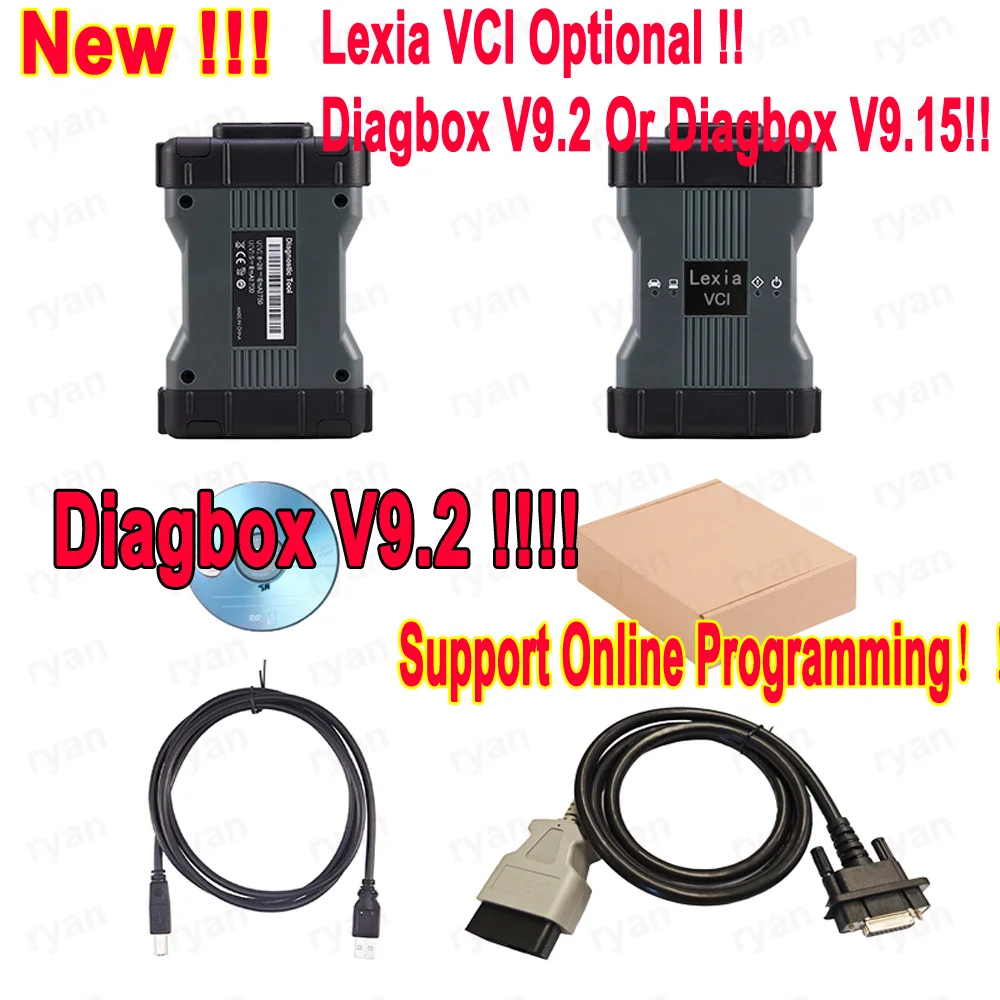 For Peugeot Lexia VCI New Diagbox V9.2 Online Programming For Citroen lexia3 Auto Diagnostic Tool Better Than Lexia 3 PP2000 9.2