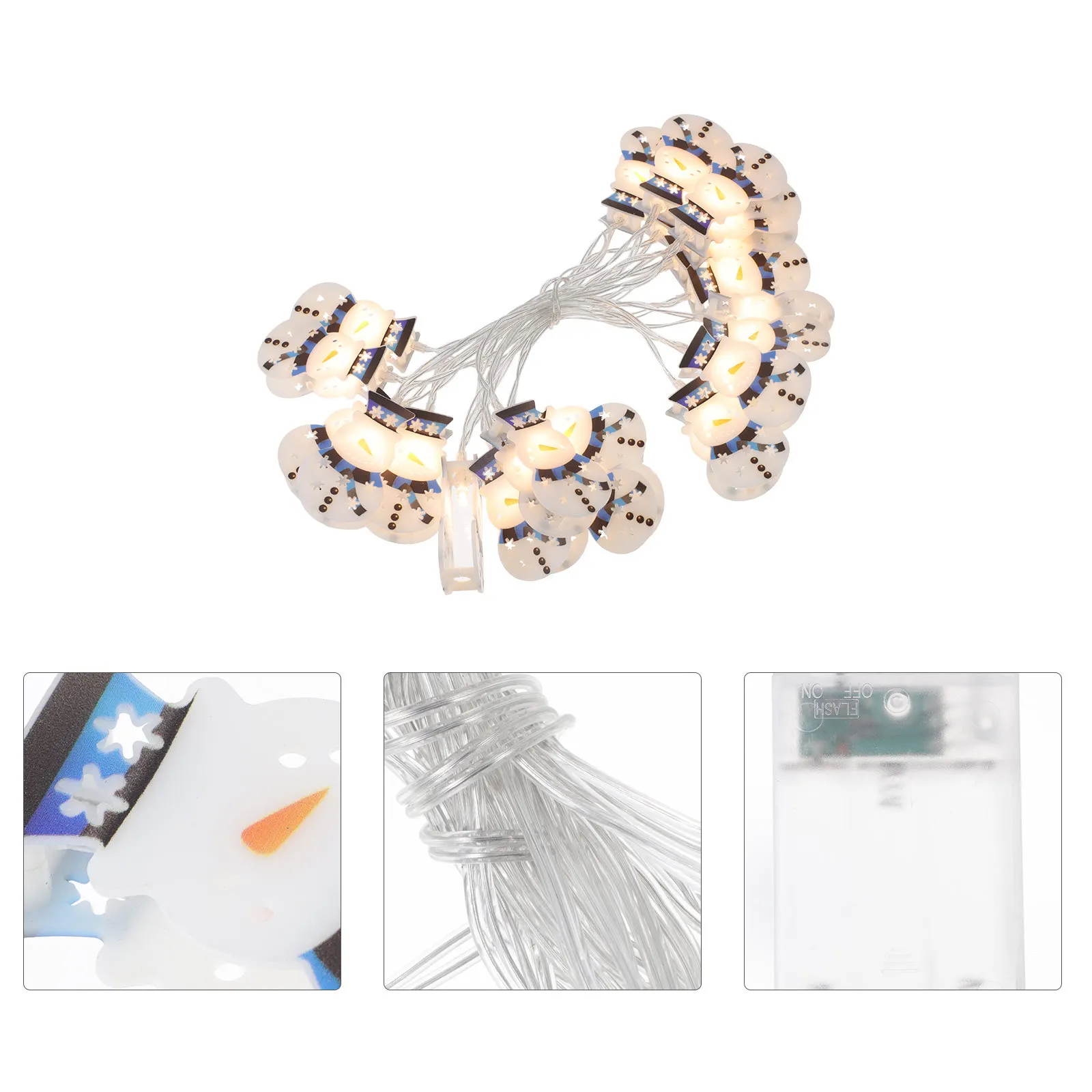 ثلج سلسلة ضوء زينة عيد الميلاد مضيئة معلقة في الهواء الطلق حزب ضوء الإبداعية حديقة الديكور ديكور مضيئة #2