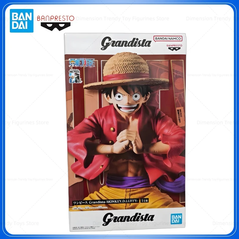 

Фигурка Bandai Banpresto Grandista Original Anime One Piece Monkey D. Luffy, коллекционная модель из ПВХ, подарки DT