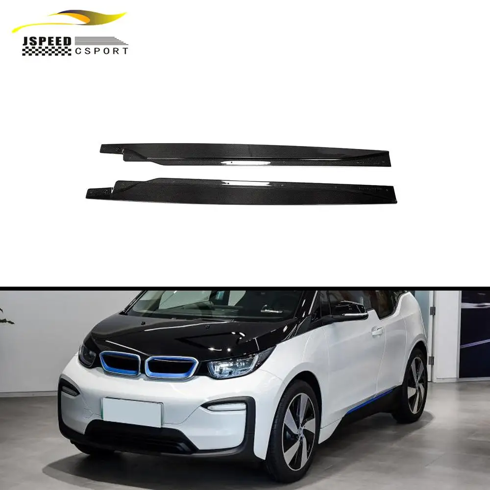 

Suitable for Carbon fiber side skirts Suitable for the 4-door BMW I3 series I01 hatchback 2014-2020