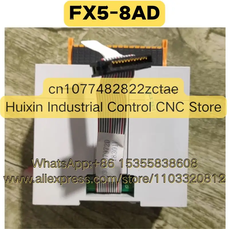 Second-hand PLC Module FX5-8AD FX5 8AD Normal Function Tested OK