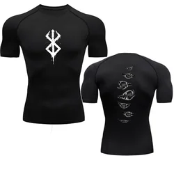 Japanese Anime 3D Printed O-collar Short-sleeved Unisex Fitness T-shirt Outdoor Sports Breathable Running Oversized Loose Top