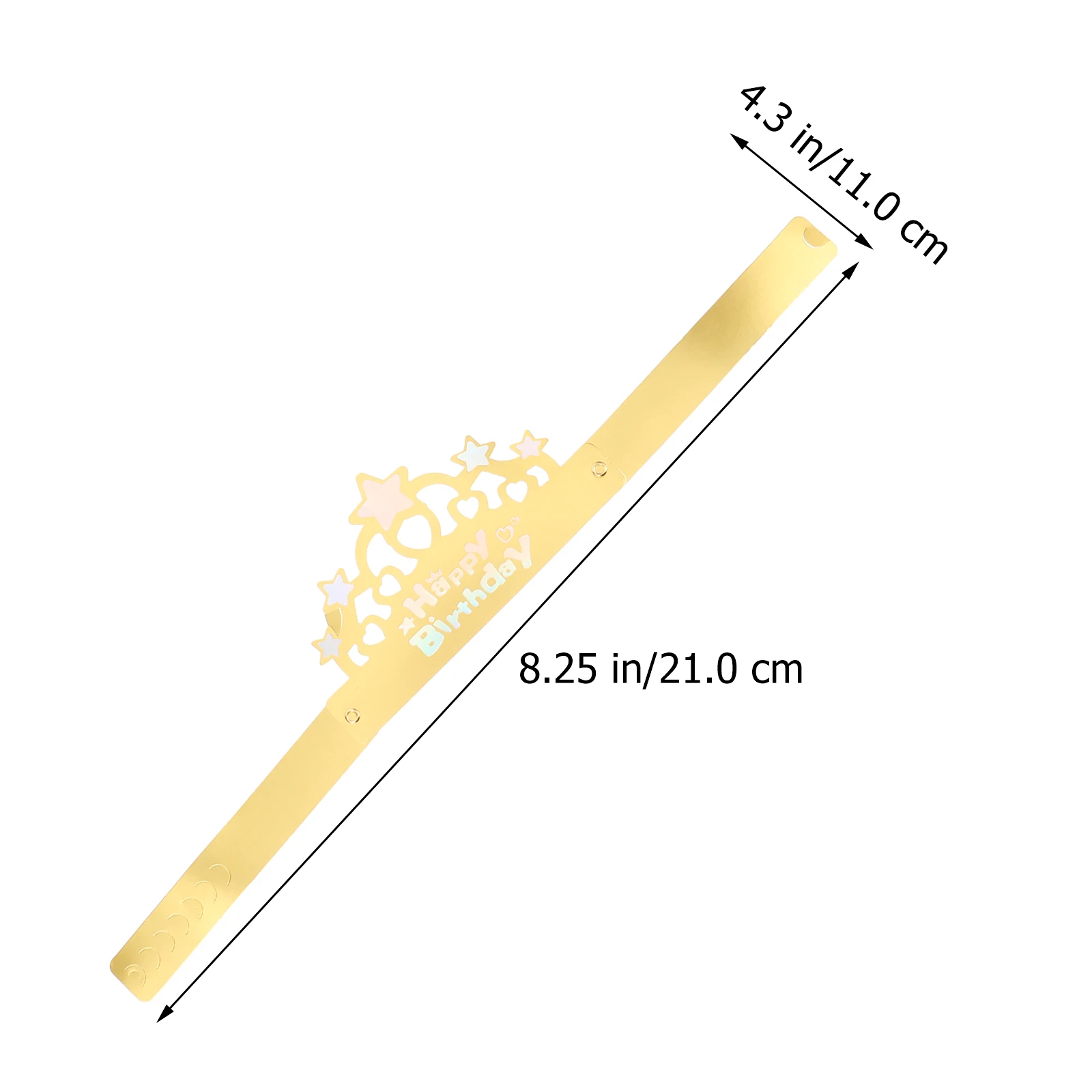 

50Pcs Golden Birthday Crowns Foldable Paper Party Hats for Kids Birthday Celebration Supplies Party Hats Crowns for Kids