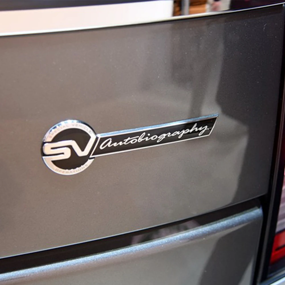 1 قطعة/الوحدة الخلفية "SV السيرة الذاتية" رسالة الرياضة شعار شارة ملصق لاند روفر #4