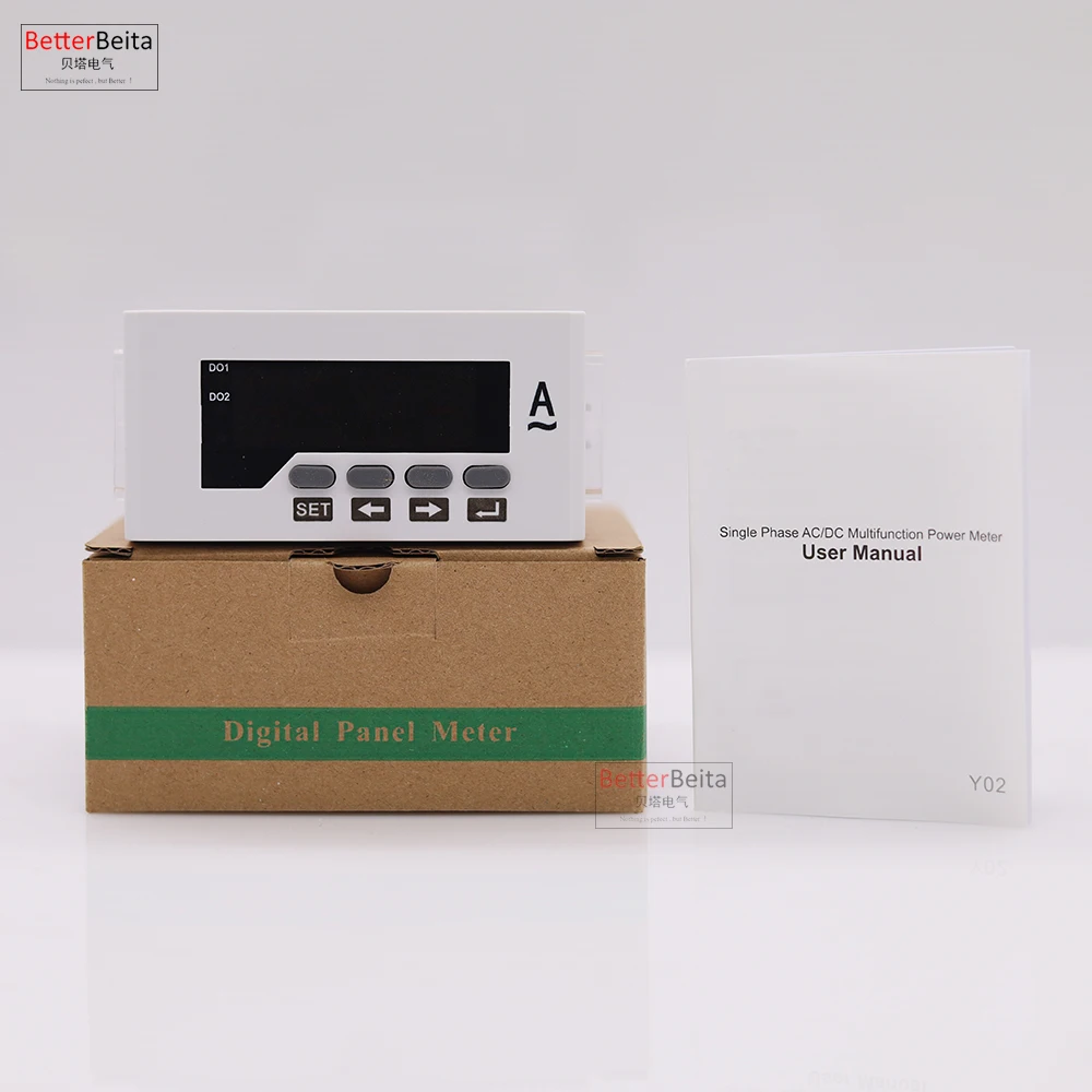Single-phase DC Ammeter, Digital Intelligent Digital Display Meter, Inverter Tachometer, Motor Wire Speedometer