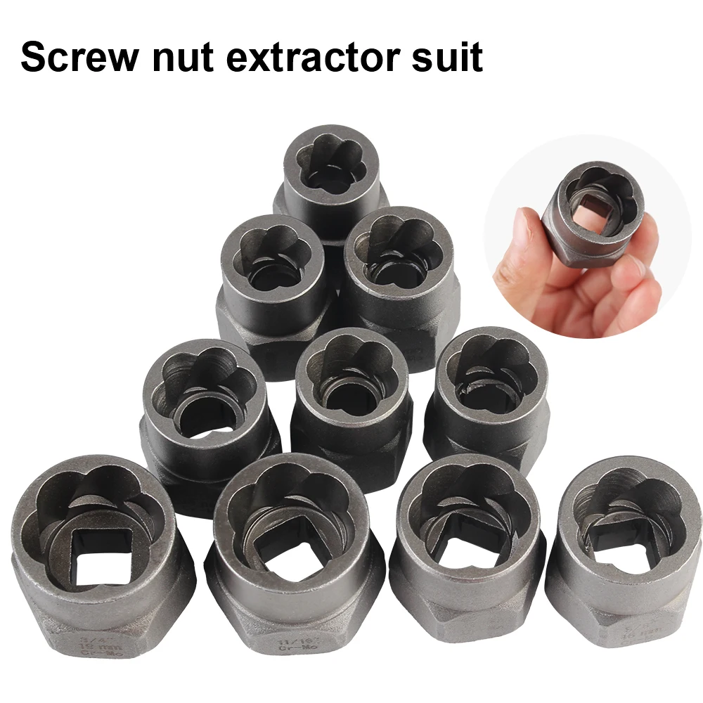 Damaged Screw Extractor Accessory Hand Tools Kit Bolt Nut Remover 26Pcs/Set Car Repair Tool Kit Bolt Nut Removal Socket Tool