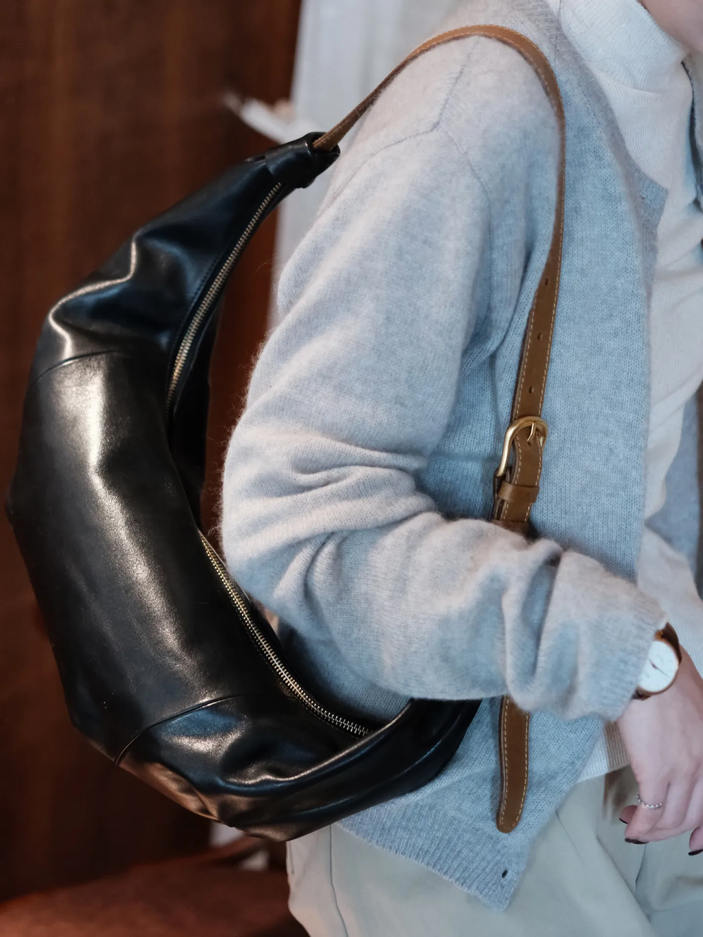 

Модная женская сумка на плечо из натуральной кожи для выходных, высококачественная, повседневная, для вечеринок, роскошная, из коровьей кожи, женская сумка-багет