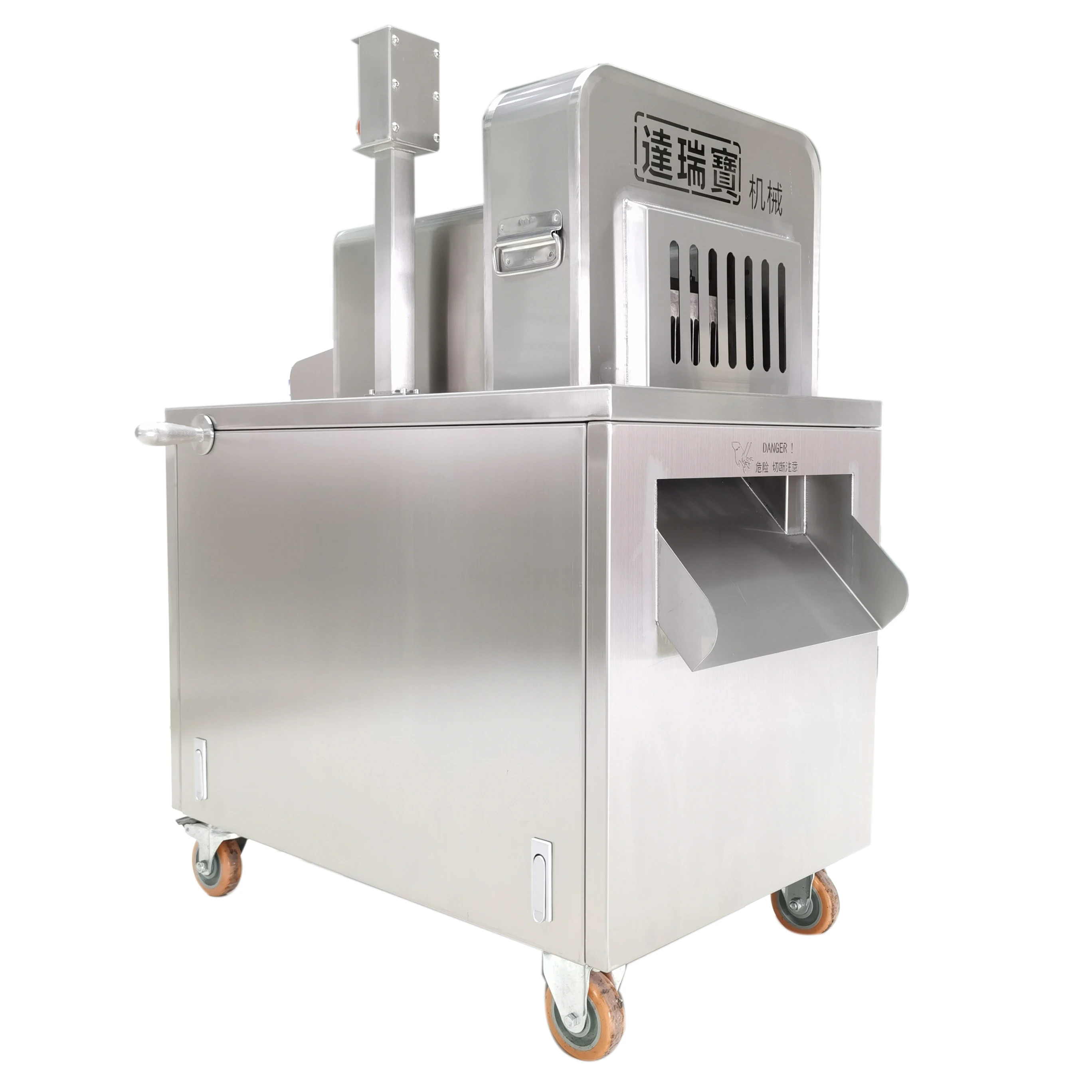 Factory Price Frozen Meat Dicing Machine Chicken Duck Fish Beef Meat and Bone Cutting Machine Custom Cube Size Meat Cutter