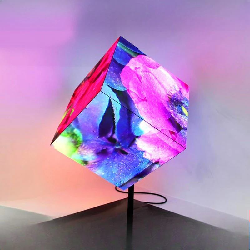 LED Rubik's Cube screen indoor and outdoor full color screen cube electronic advertising screen