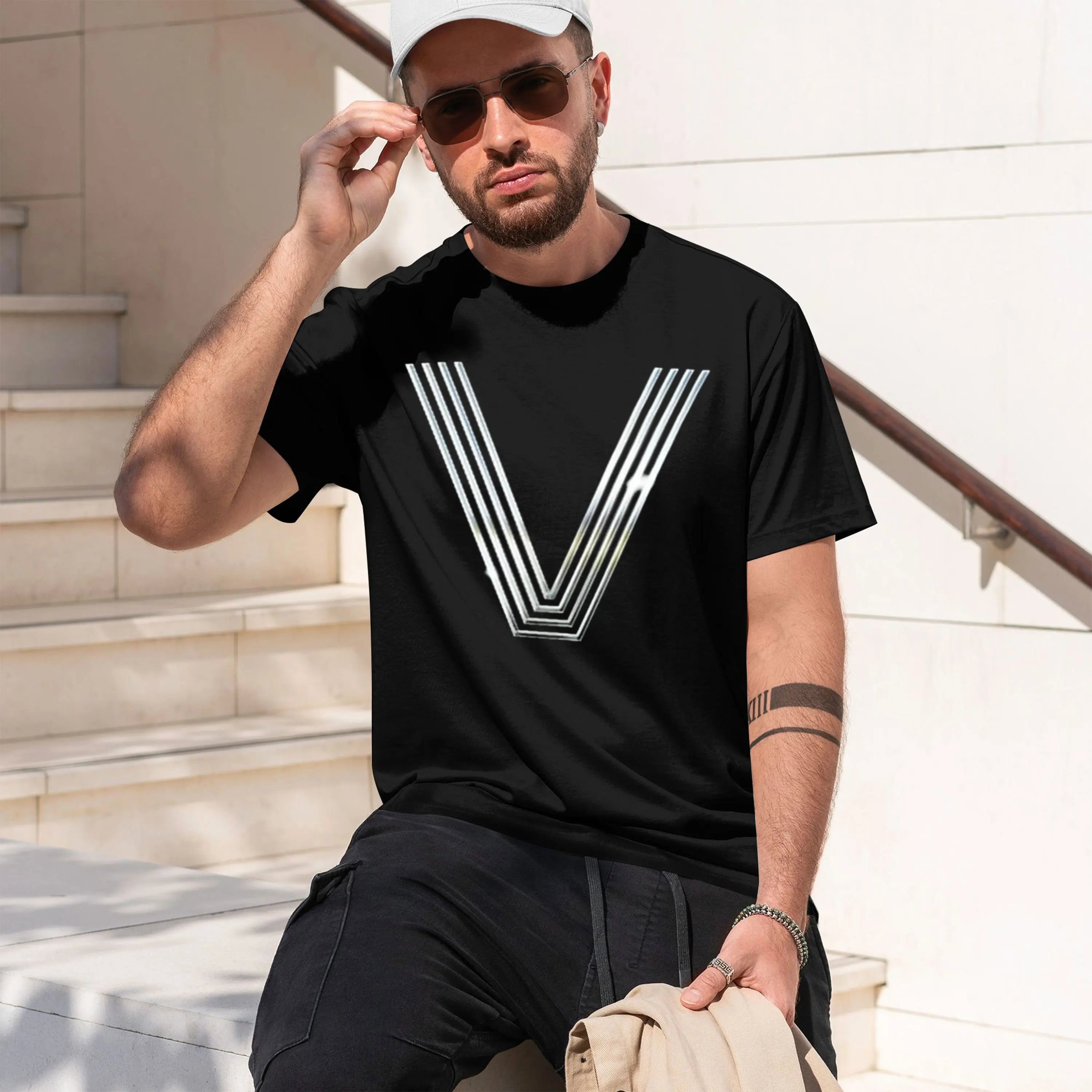 WayV - Feel the V T-Shirt T-shirts man ping men clothes 2026 New Model Short-sleeve crewneck T-Shirt Classic Casual Multiple Col