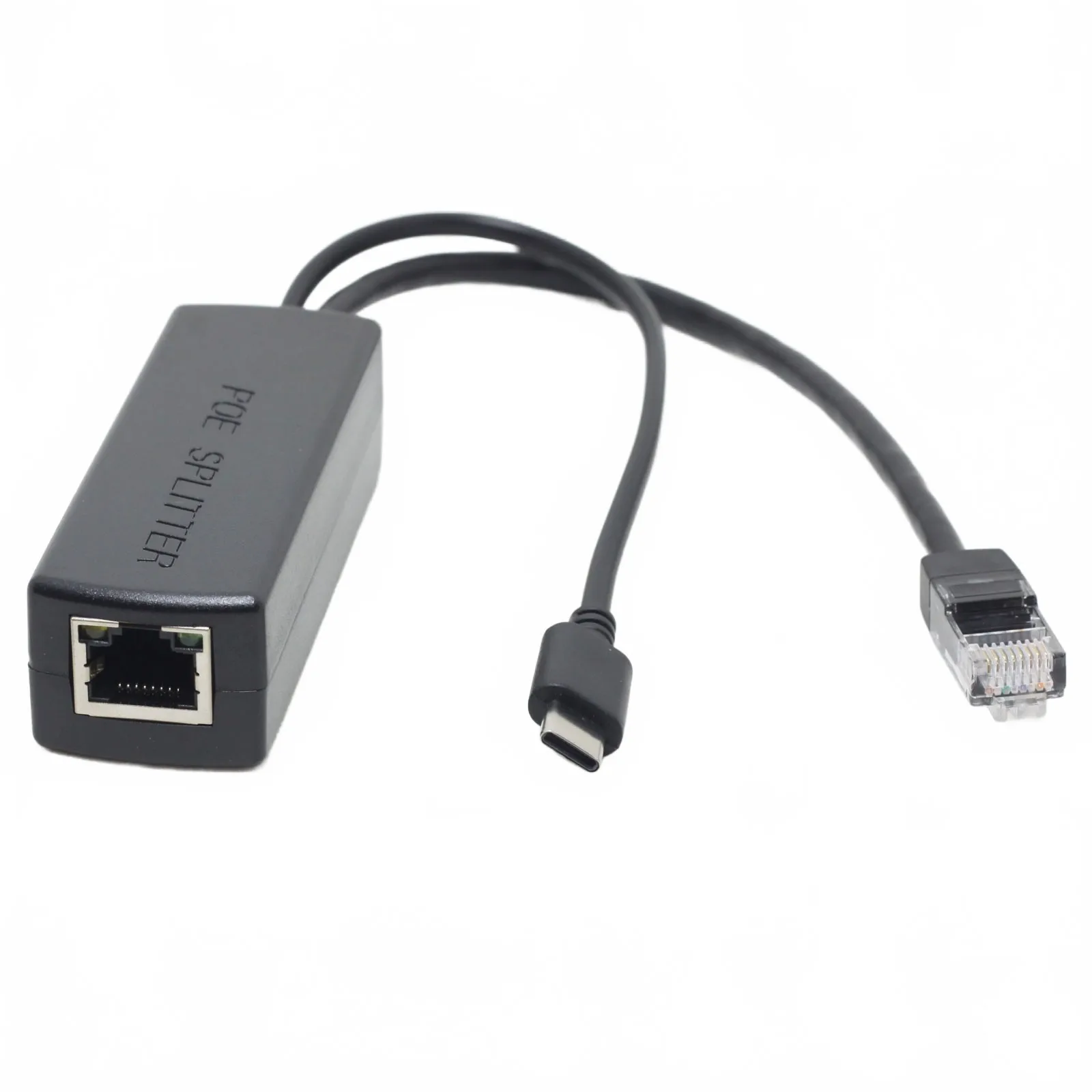 5V 3A Gigabit PoE Splitter USB-C Output, 802.3at PoE+ for Pi 5 & Type-C Devices