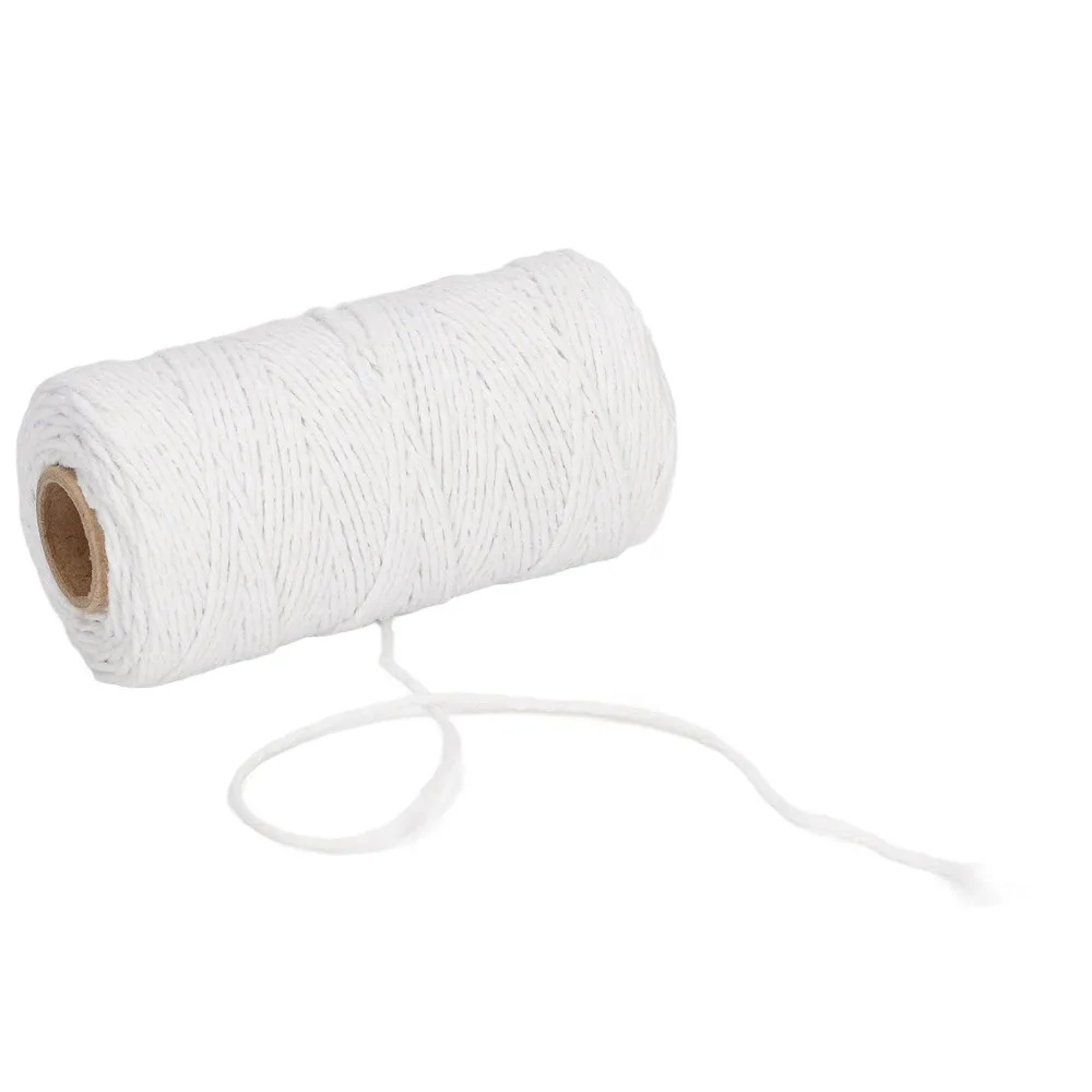 3Pcs Durable 984 Feet Length Macrame Cord Soft Texture Packing String Jute String For Gift Wrapping