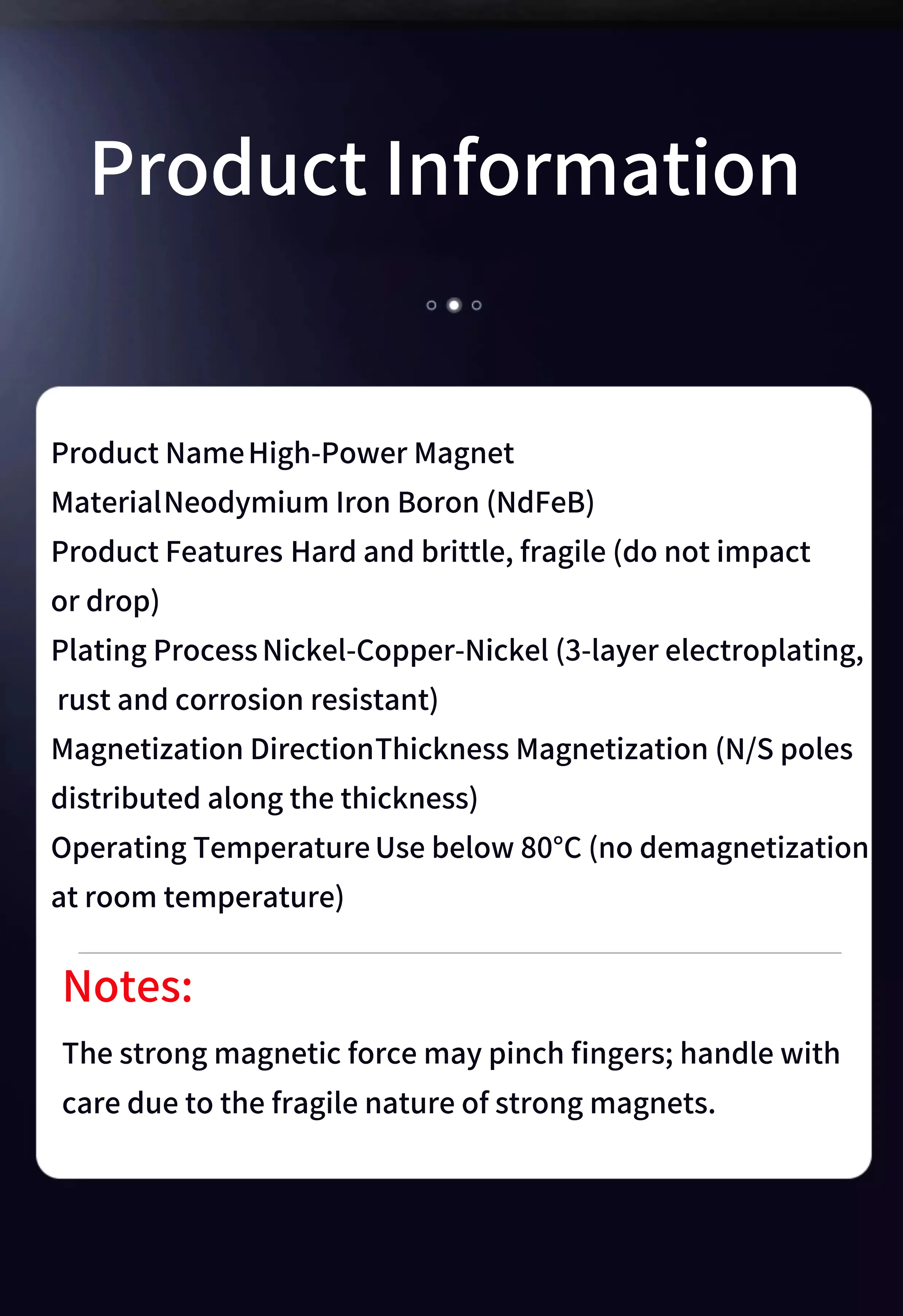 Hochleistungsmagnet | LED-Magnetsäule | Starker magnetischer Deckenleuchten-Magnet | Magnetische Schraube zur Befestigung von Motherboards/PCBs | Magnetisch – Detail 2