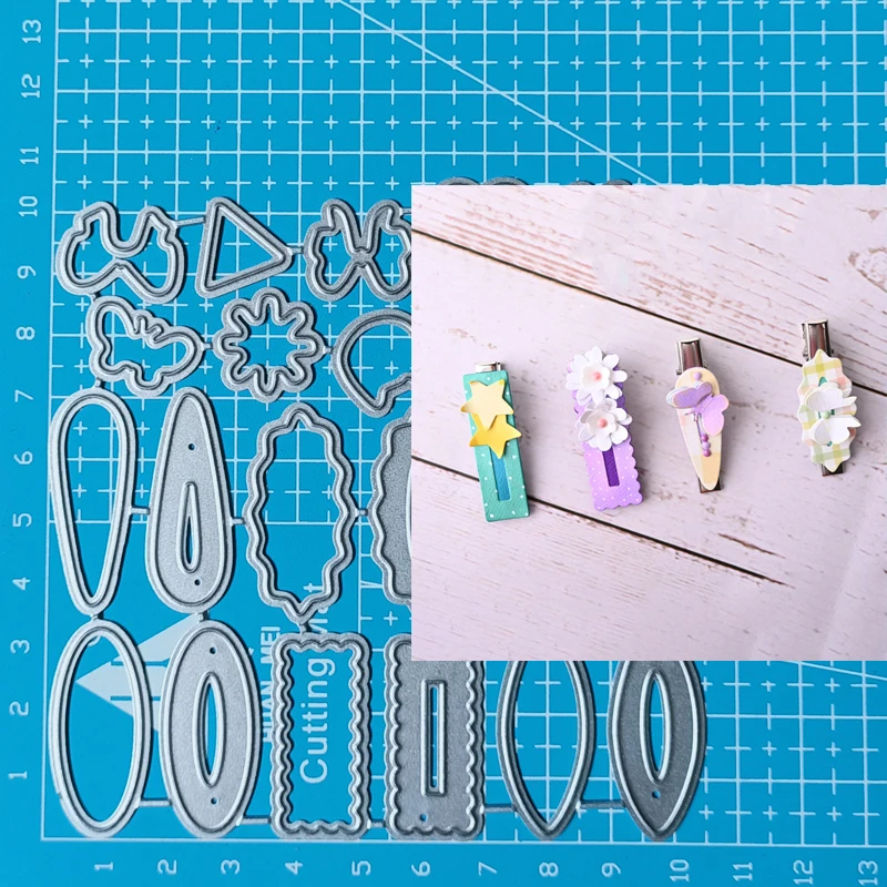 metal cutting dies cut die mold Hairpin Scrapbooking paper craft knife mould blade punch Template Embossing stencils