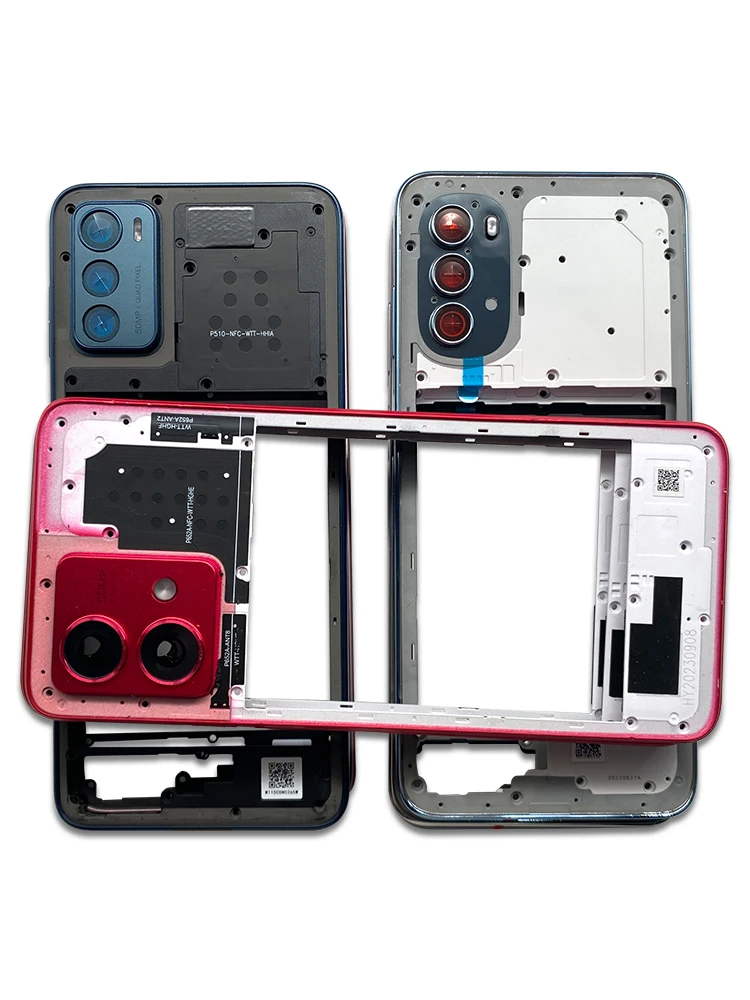 New For Moto G13 G32 G41 G42 G50 G52 G71 G84 Middle Frame Housing Frame Panel Rear Housing Case Panel Replacement Part