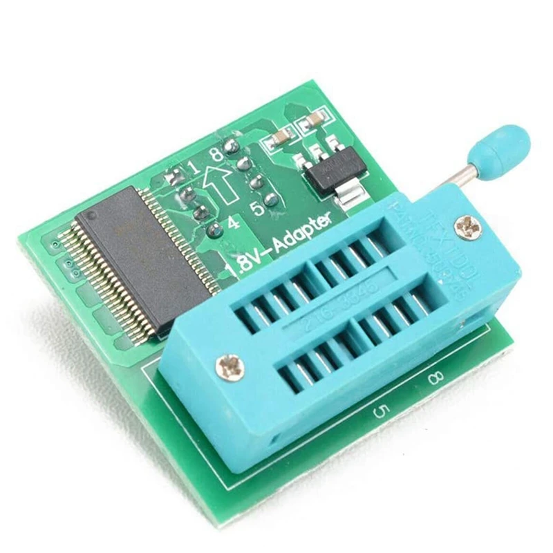 1 Bộ CH341A 24 25 Loạt EEPROM Flash BIOS USB Lập Trình Viên + SOIC8 SOP8 Clip Test + SPI Flash 1.8V Bộ Chuyển Đổi SOP8 SOIC8 Để DIP8