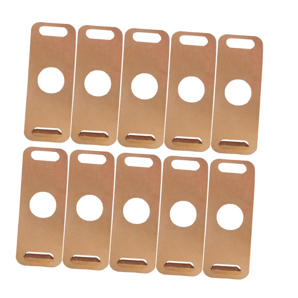 20Pcs Leak Resistant Disposable Cup Tray for Takeout Coffee Milk Tea Beverage Carrier Eco Friendly Portable Drink Stand Khaki