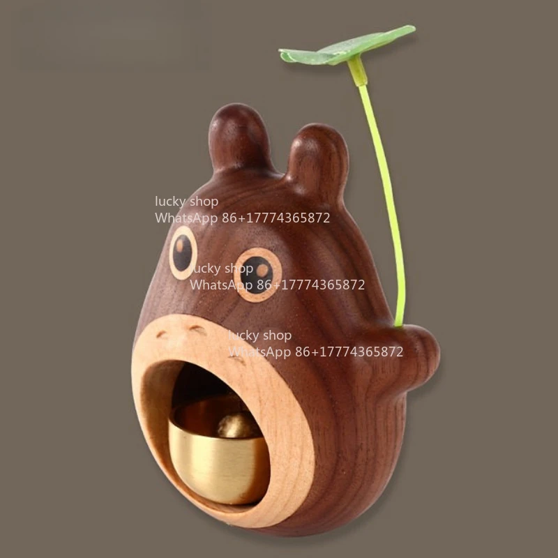 Dopamine Pendant, Doorbell, Copper Bell, Healing System, Black Walnut Wind Chime.
