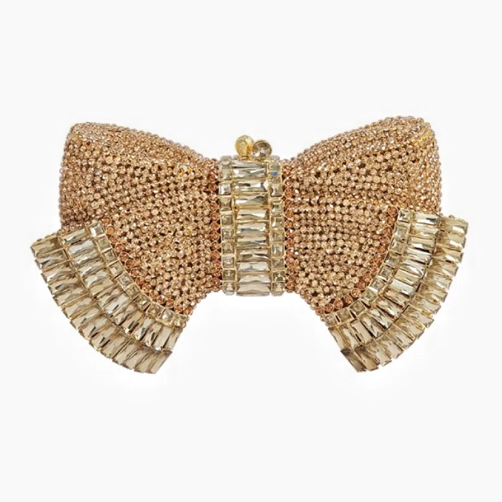 

Dai Wei New Bow Diamond Dinner Bag Banquet Full Diamond Clutch Women's Stone Clutch Carteras De Mujer De Bolsos Bolsa Grife Luxo