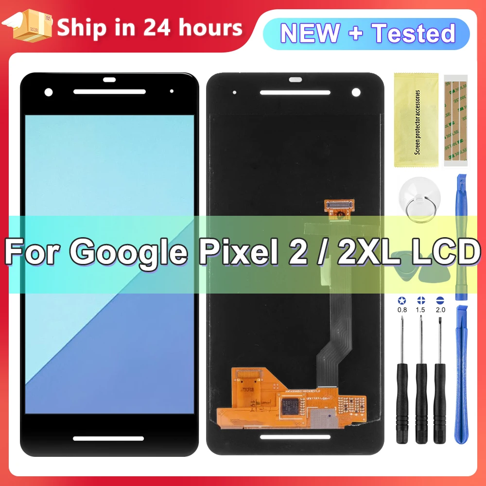 

Super AMOLED LCD для Google Pixel 2 XL 2XL lcd кодирующий преобразователь сенсорного экрана в сборе Замена для Google Pixel2 2xl LCD дисплей