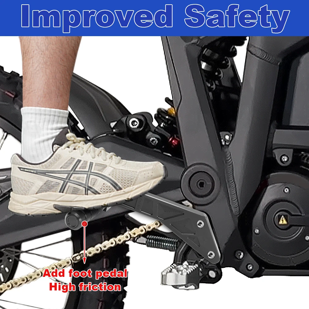 Motorcycle Rear Passenger Foot Pegs Pedal Footrest Bracket For Talaria Sting MX3/R MX4 Surron light bee X/S/L1E Segway X160 X260