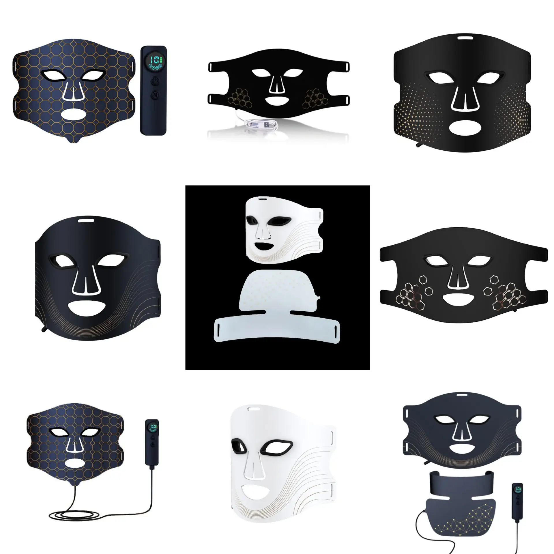 Silicone LED neck mask (listing 5810), view 4