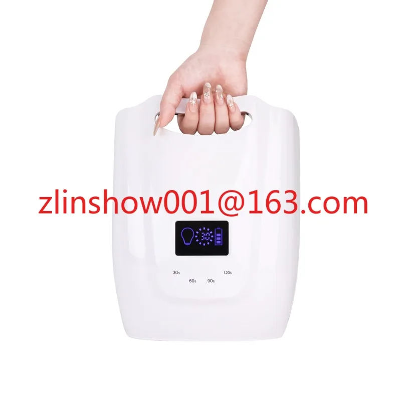 2025 أحدث 128 واط LED مسمار مصباح قابلة للشحن المهنية الرقمية الفن مجفف تصفيح الفضة 365nm شعار عالي للتخصيص #4