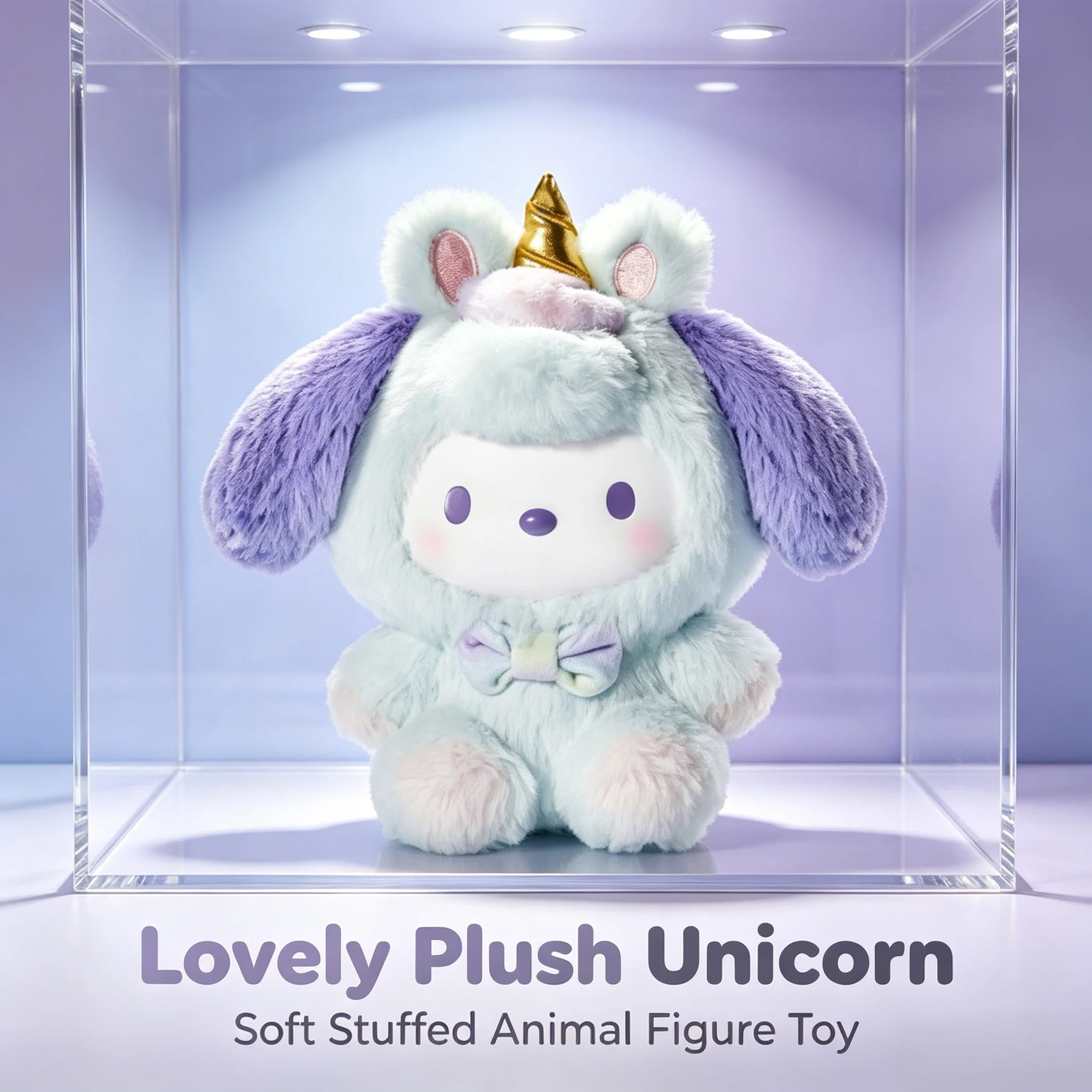 2026 New Sanrio Dream Unicorn Vinyl Plush Blind Box Hello Kitty Kuromi Bag Pendant Gift for Girls view 3