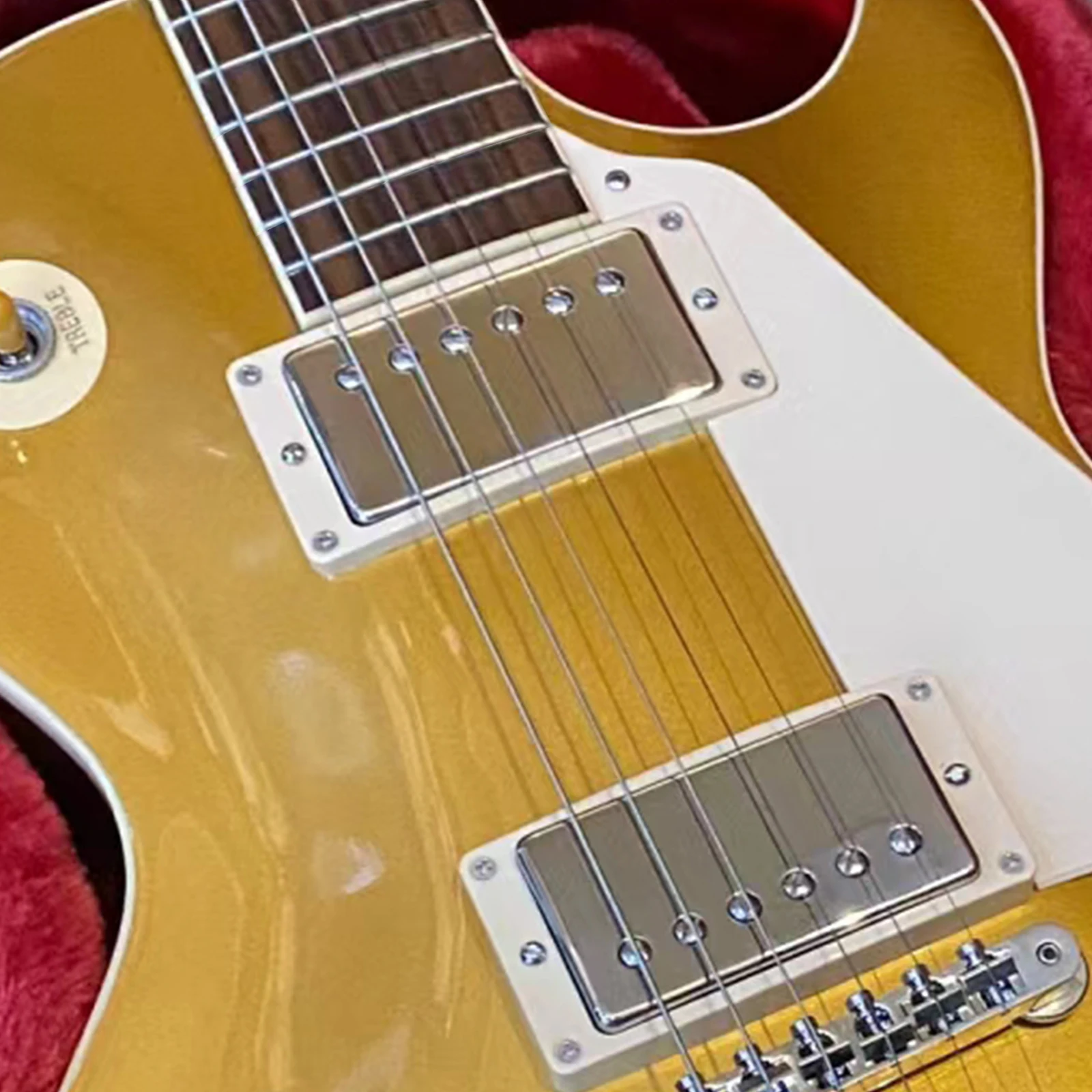 Phrilam Pro LP Vintage High Output 5 Humbucker-Tonabnehmer-Set (Hals und Brücke) 7,6/16K für LP-Style E-Gitarren – Detail 3