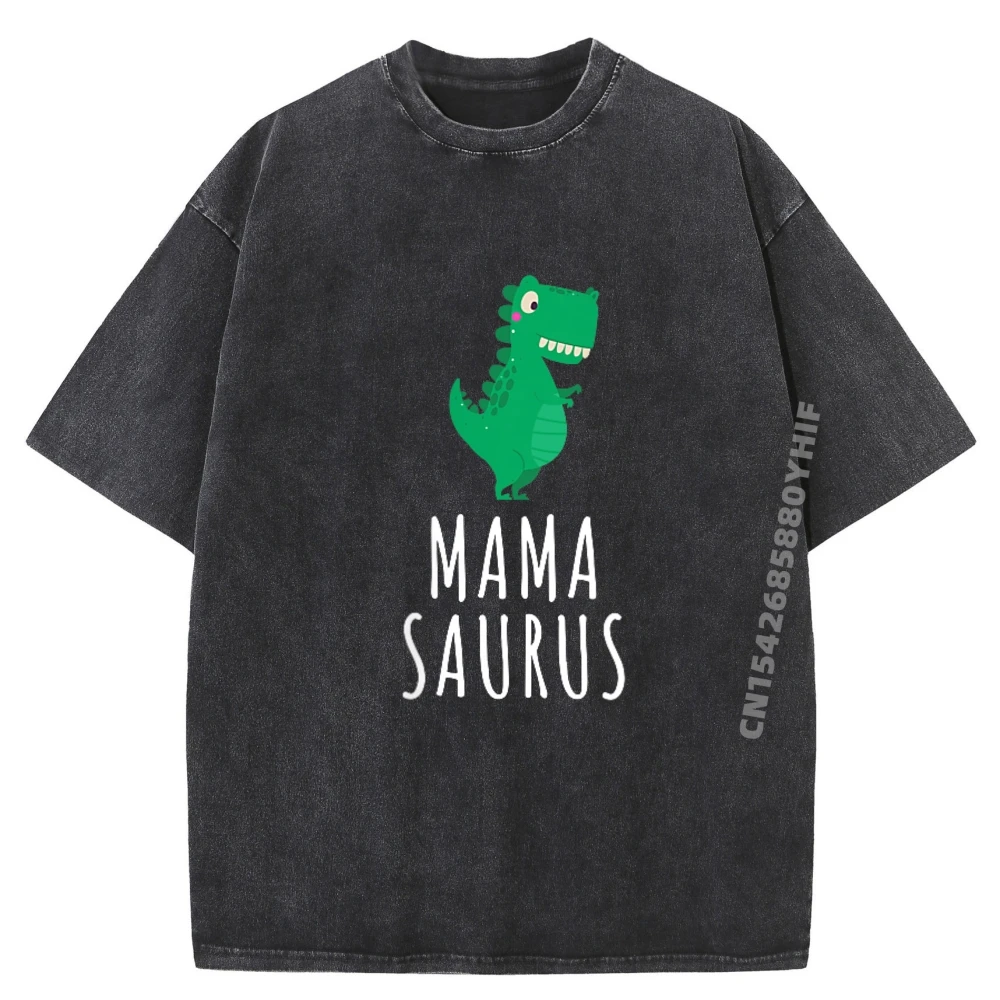 

Mamasaurus Rex Dino Mommy Mother Mothersday Черная футболка Забавная рубашка Мужские роскошные дизайнерские потертые футболки