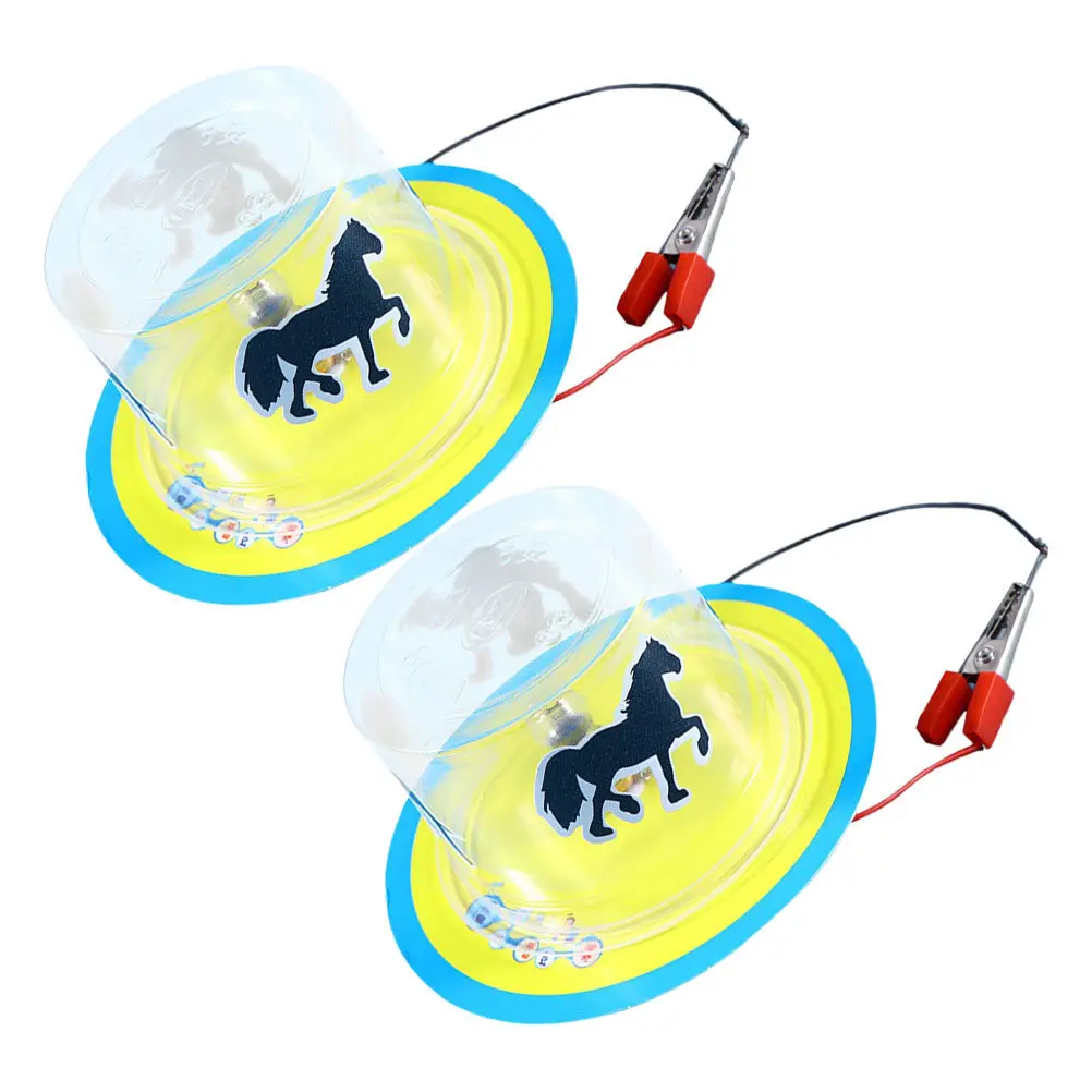 2Sets Shadow and Light Science Experiment Kit DIY Lamp Material Set for Kids Educational Physics Exploration Hands