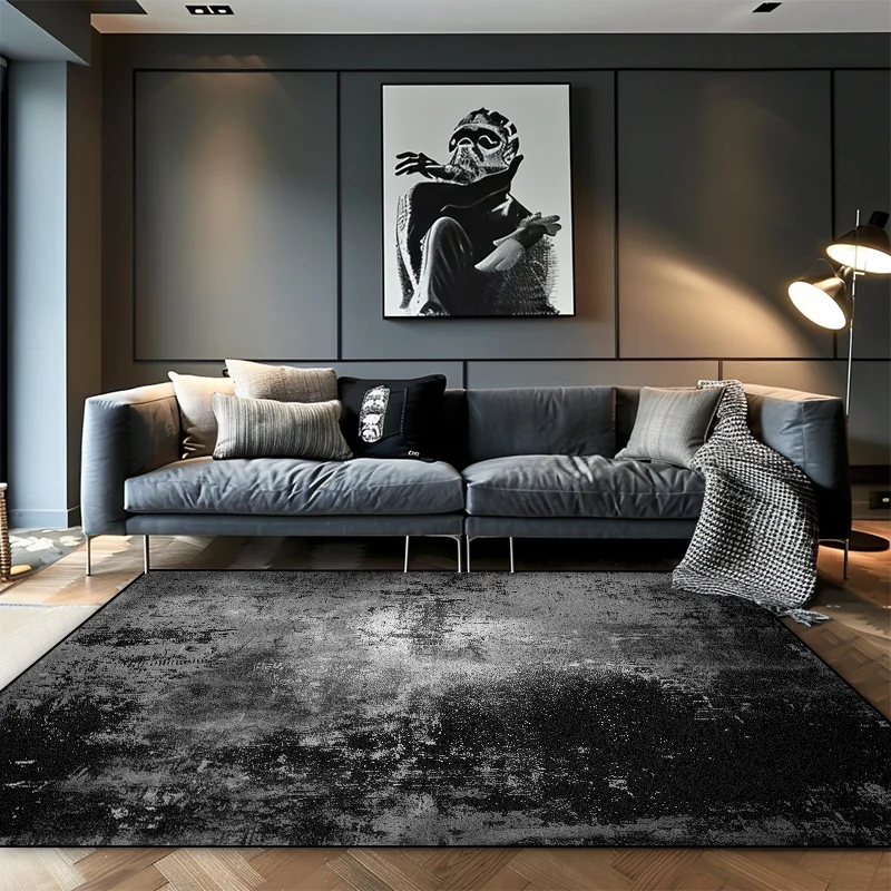 Nordic Style Luxury Grey Carpets Living Room High-grade Home Decoration Sofa Large Area Rugs Lounge Cloakroom Soft Non-slip Mats