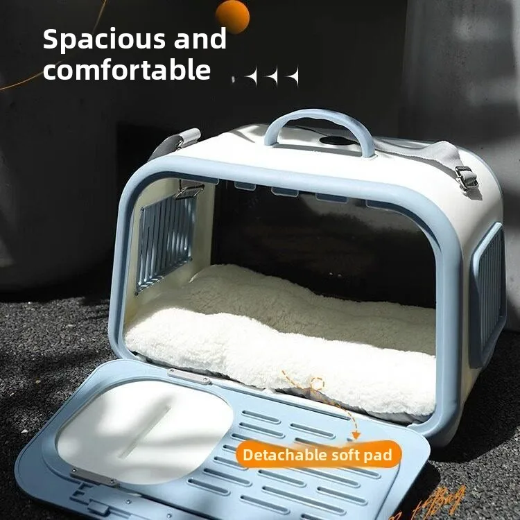 

Портативная сумка-переноска Castle для животных: удобная наплечная сумка-рюкзак для путешествий, комфортная ручная кладь для питомцев