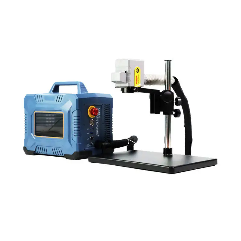 BLUETIMES 20 30 50 واط آلة وسم الألياف الضوئية المحمولة للإطارات الراتنج المعادن المحمولة ماركر #6