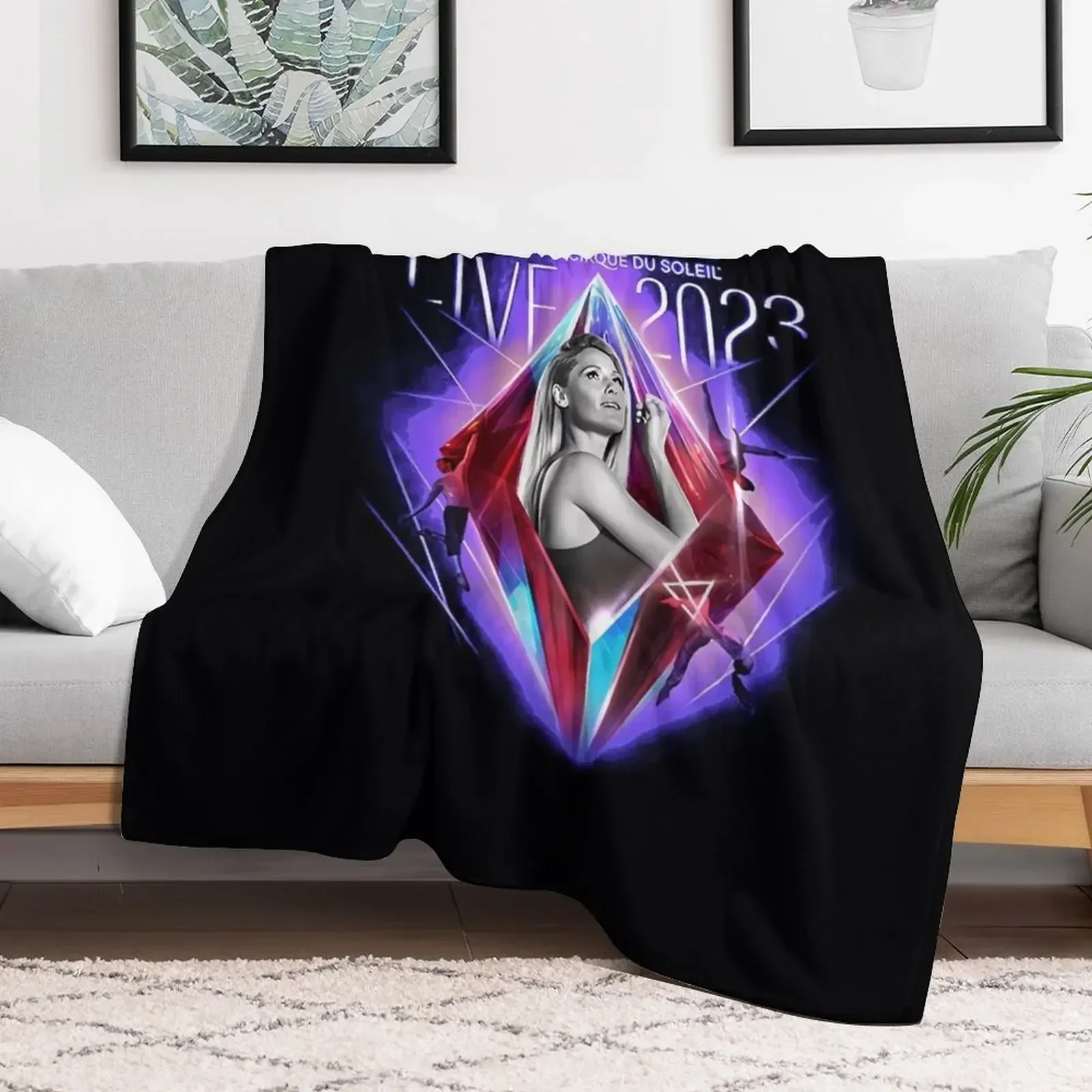 Helene Fischer Rausch-Couverture en peluche douce pour bébé, couvre-lit à carreaux, 2023